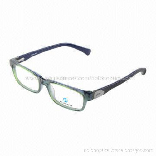 2014 New Stylish Acetate Optical Eyewear with Special Temple Pattern